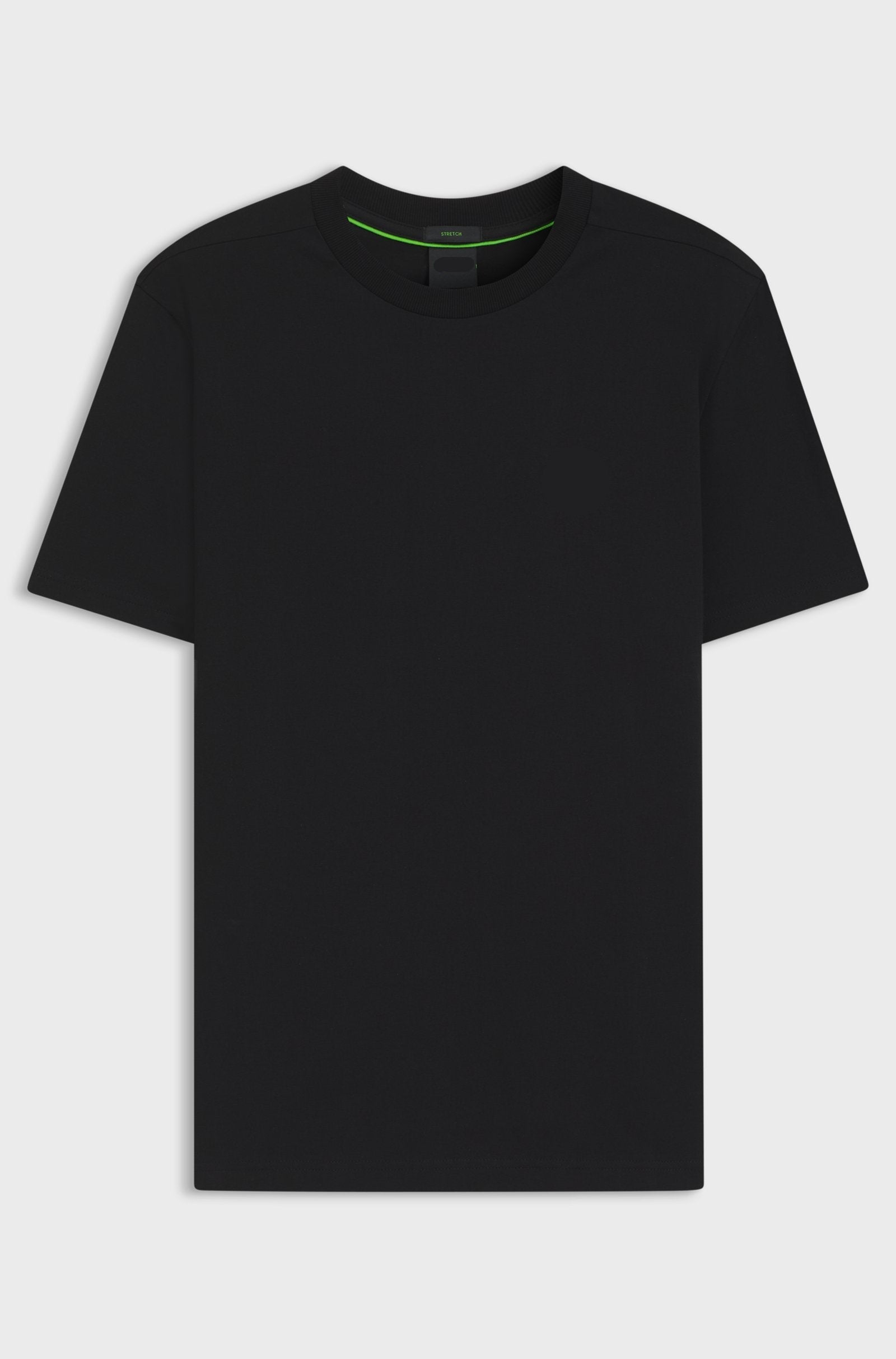 Regular-fit T-shirt in stretch cotton with contrast logo